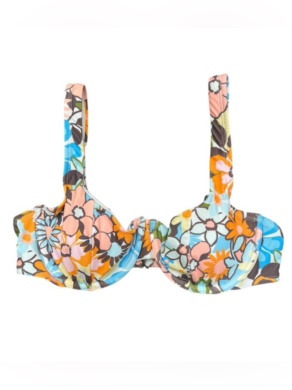 Wild Fable Floral Underwire Bikini Top Medium (8-10) NWT